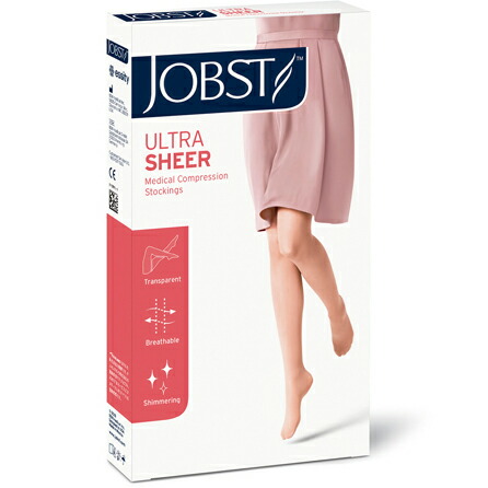 【送料無料】【お任せおまけ付き♪】 テルモ 弾性ストッキング JOBST（ジョブスト） 【医療向け】ウルトラシアー30JP-U30KMB 1足(2本) ハイソックス　M　ブラック 【RCP】 【北海道・沖縄は要送料】(発送に7～14日程・キャンセル不可）【△】