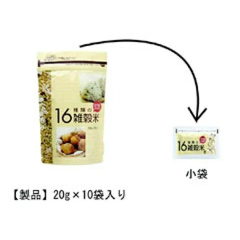 【本日ポイント5倍相当】【送料無料】【お任せおまけ付き♪】 栃本天海堂 漢方薬屋の＜国内産原料＞16種類の雑穀米 (日本産)20g×10包×12(120包)【食品】 (画像と商品はパッケージが異なります) (到着まで10-14日程・キャンセル不可）【△】