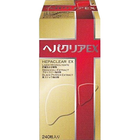 【メーカー直送品(代引き不可)】 株式会社誠心製薬 　ヘパクリアEX　240粒入 (商品発送まで6-10日間程度かかります) (この商品は注文後のキャンセルができません) 【北海道・沖縄は別途送料必要】
