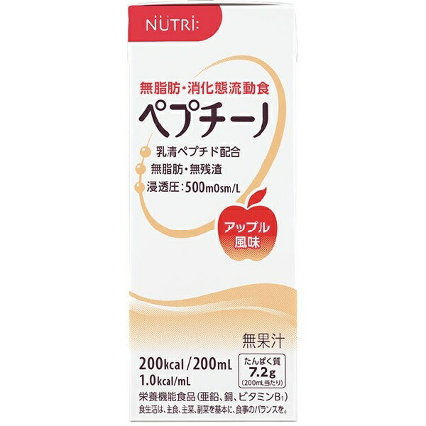 【3%OFFクーポン 7/19 20:00~7/26 01:59迄】【送料無料】ニュートリー株式会社ペプチーノ アップル風味 200mL×24本セット【RCP】【△】|美と健康・くすり 神戸免疫研究所