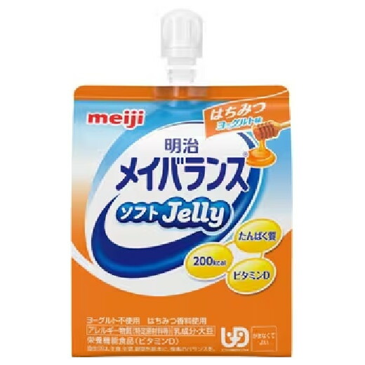 【送料無料】株式会社明治 メイバランスソフトJELLYはちみつヨーグルト 125ml×36本セット