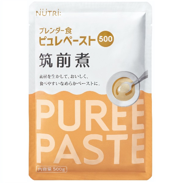 【送料無料】ニュートリー株式会社 ブレンダー食ピュレペースト５００　筑前煮　 500g×6袋セット 【RCP】