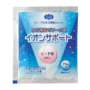 【ポイント13倍相当】ヘルシーフード株式会社 イオンサポート　ピーチ味　75g　48袋 （発送までに7～10日かかります・ご注文後のキャンセルは出来ません）【RCP】