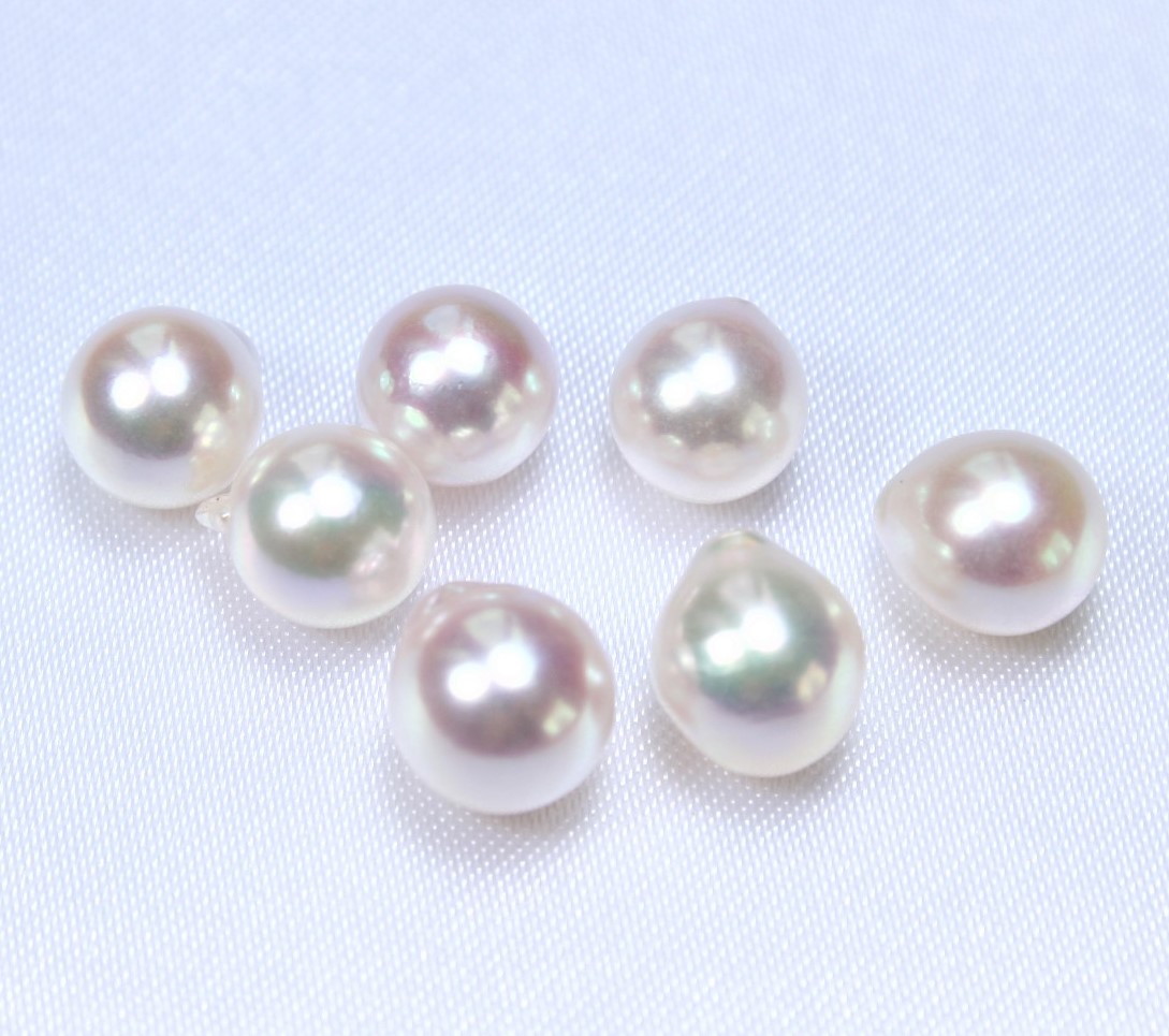楽天市場】日本産アコヤパールルース(片穴)：5ミリ珠 (あこや真珠 