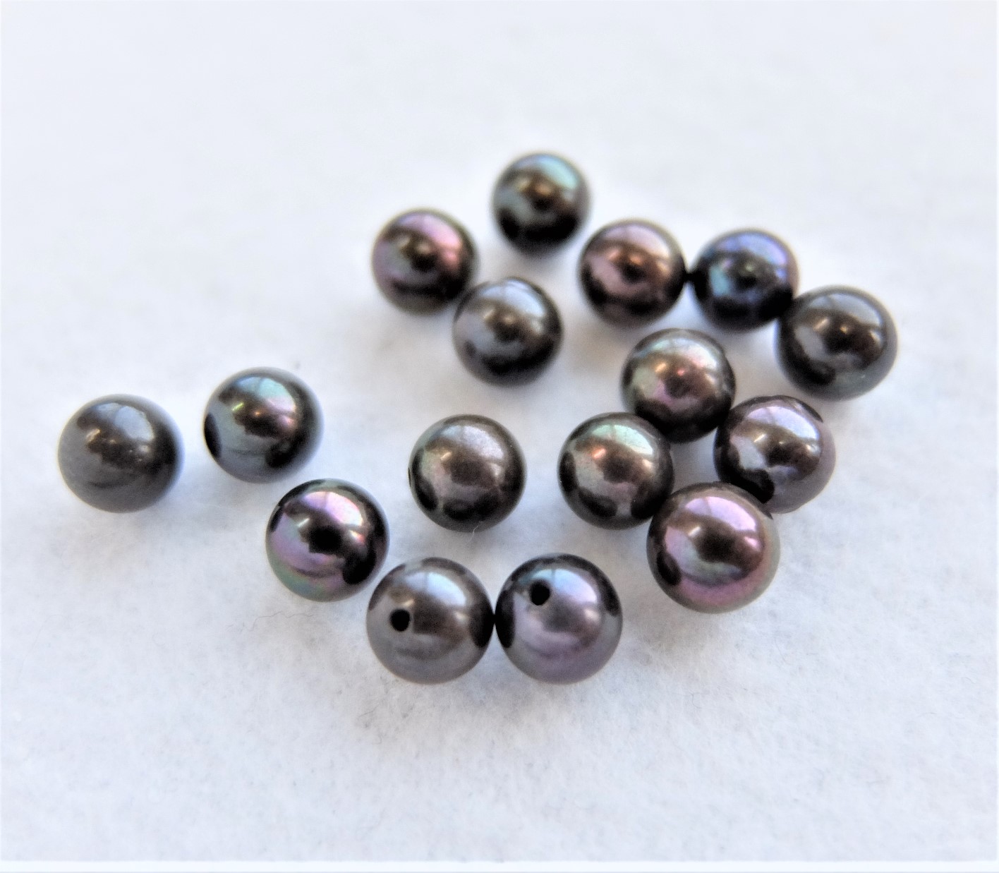 楽天市場】日本産アコヤパールルース(両穴珠)：8ミリ珠 (あこや真珠 