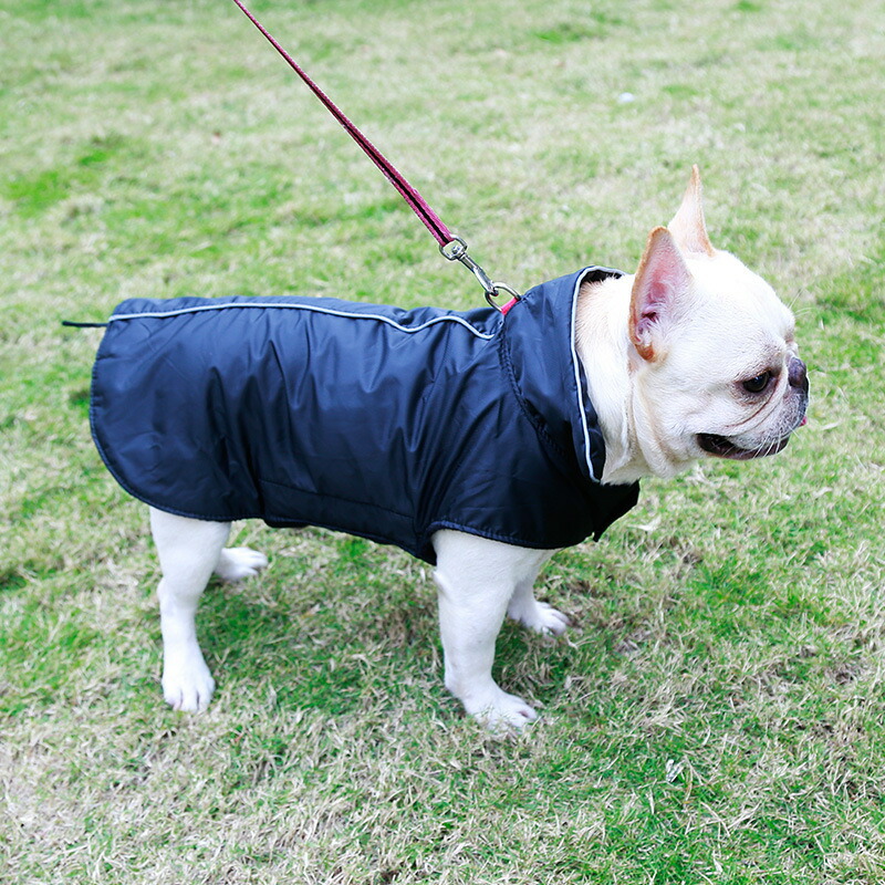 送料無料 犬用レインコート あったかい イヌ用 カッパ シンプル ドッグウエア ペット用 ポンチョ型レインコート マジックテープ リード穴 レインウエア レインポンチョ 中型犬 保温 反射材 小型犬 散歩グッズ 暖かい 犬用品 防水 雨の日 雨具 雨合羽 85 Off レイン