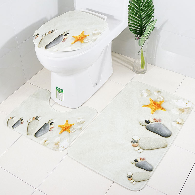 爆売り 送料無料 バスマット トイレマット トイレのふたカバー 3点セット バスルームマット おしゃれ 吸水 快適 足拭きマット 洗面所マット  www.tsujide.co.jp