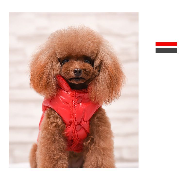 市場 送料無料 ジャンパー ペット服 犬用アウター コート ダウン風ベスト ドッグウェア 犬用ベスト