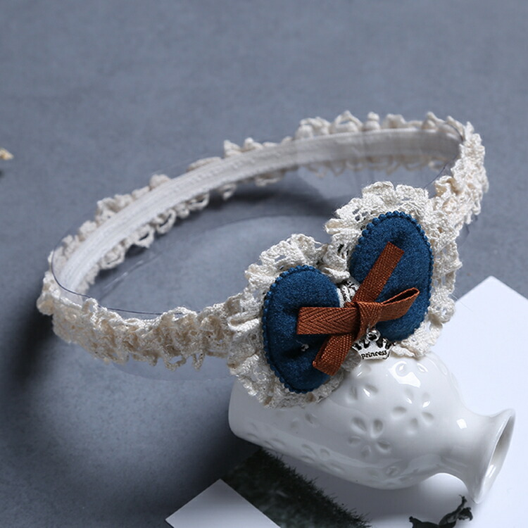市場 送料無料 王冠チャーム ヘッドアクセサリー 赤ちゃん レース ストレッチ リボン ヘッドドレス ヘアバンド ベビー 伸縮 カチューシャ
