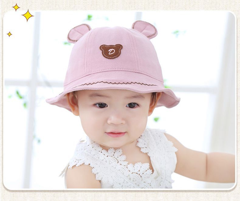 大人気 送料無料 帽子 ハット ベビー 赤ちゃん 女の子 男の子 子供用 耳付き 耳つき クマ くま 刺繍 日焼け防止 Uv 紫外線対策 日除け 日よけ かわいい 可愛い キュート 子ども こども 女児 男児 お出かけ 外出 ファッション雑貨 ピンク レッド ブ