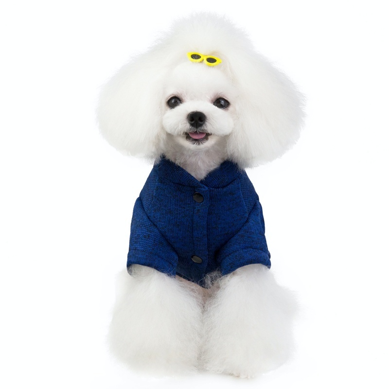 送料無料 ペットウェア ドッグウェア ニット 洋服 袖あり 英字ロゴ メガネ 猫用 犬用 イラスト セーター
