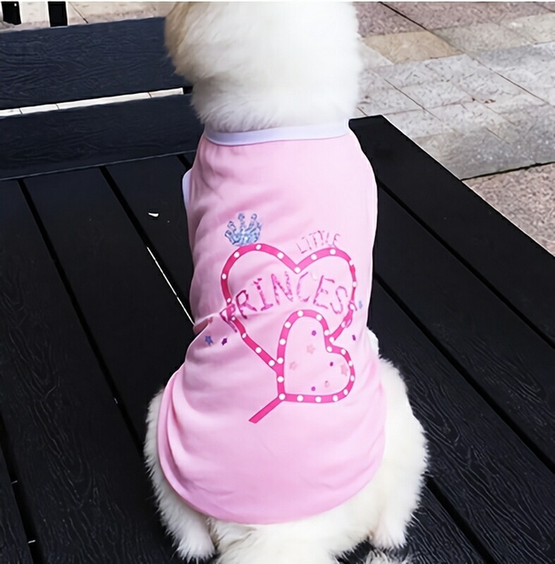 送料無料 ペットウェア お散歩 ドッグ タンクトップ ノースリーブ 犬服 猫服 ロゴ イラスト カジュアル 英字 キャット プリント