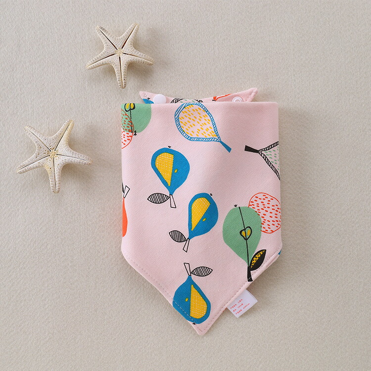 送料無料 バンダナスタイ よだれカバー 赤ちゃん 幼児 男の子 乳児 子供用 ベビー用品 5枚セット 女の子 ビブ ベビー 三角巾風 よだれかけ