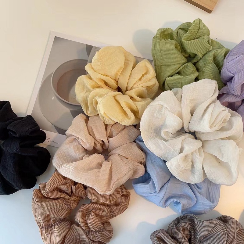 新発売の 送料無料 シュシュ レディース ヘアアクセサリー 女性 婦人 まとめ髪 髪留め ヘアゴム 髪飾り ヘアアレンジ シフォン調 ヘアリング 無地  おしゃれ シンプル ファッション小物 qdtek.vn