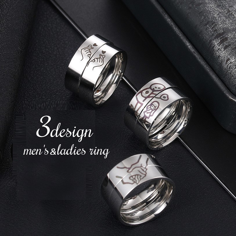 4℃ シルバーリング 2個セットペアリング シルバー ペア リング SR1863DM-1854DM｜THE KISS（ザ・キッス）公式通販