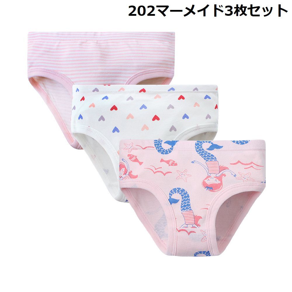 市場 送料無料 下着 キッズ 女の子 パンティ 可愛い インナー 肌着 パンツ ブリーフ 3枚セット フルバック スタンダードショーツ