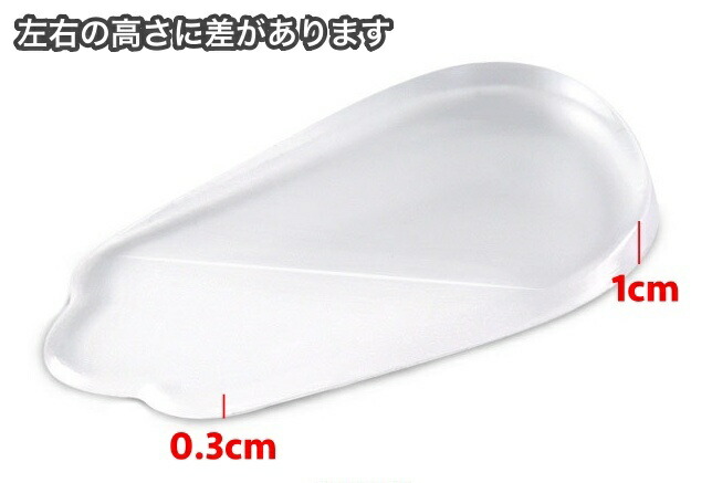 送料無料ハーフインソール中敷きハーフパッドかかとシリコンレディース女性メンズ男性靴用品衝撃吸収立体構造クリアソフトやわらかいクッション立ち仕事足ケア用品シンプル便利グッズ