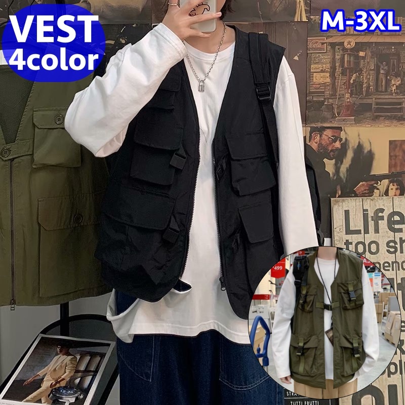 楽天市場】送料無料 ベスト 前開き メンズ レディース ユニセックス