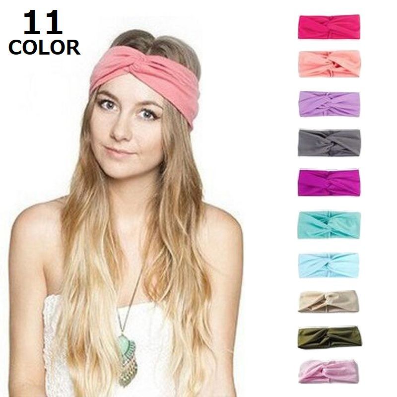 送料無料 ヘアバンド ヘッドバンド ヘアターバン レディース ヘアアクセサリー 髪留め 洗顔 汗止め 幅広 ヘアアレンジ 無地 シンプル ランキング総合1位