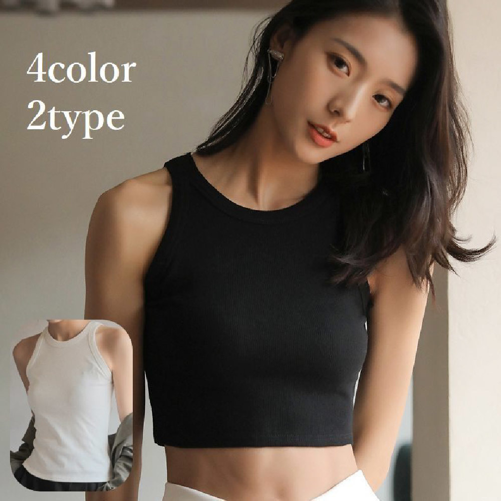 アイボリー・ブラウン ノースリーブブラトップ bijorie】ベストボディブラ ブラトップ／NEW BASIC 25SS
