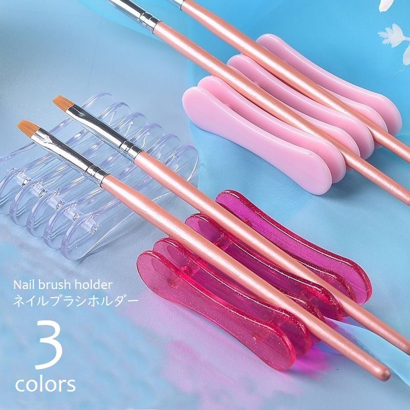 楽天市場】送料無料 ネイルブラシホルダー ネイルペン置き ジェル