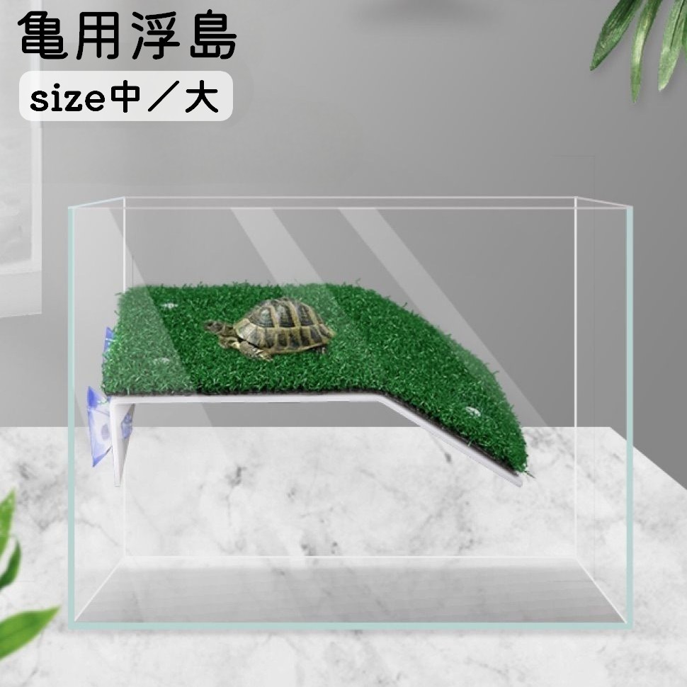 日向ぼっこ 楽天市場】送料無料 浮島 亀 カメ ペット用 爬虫類 両生類 人工