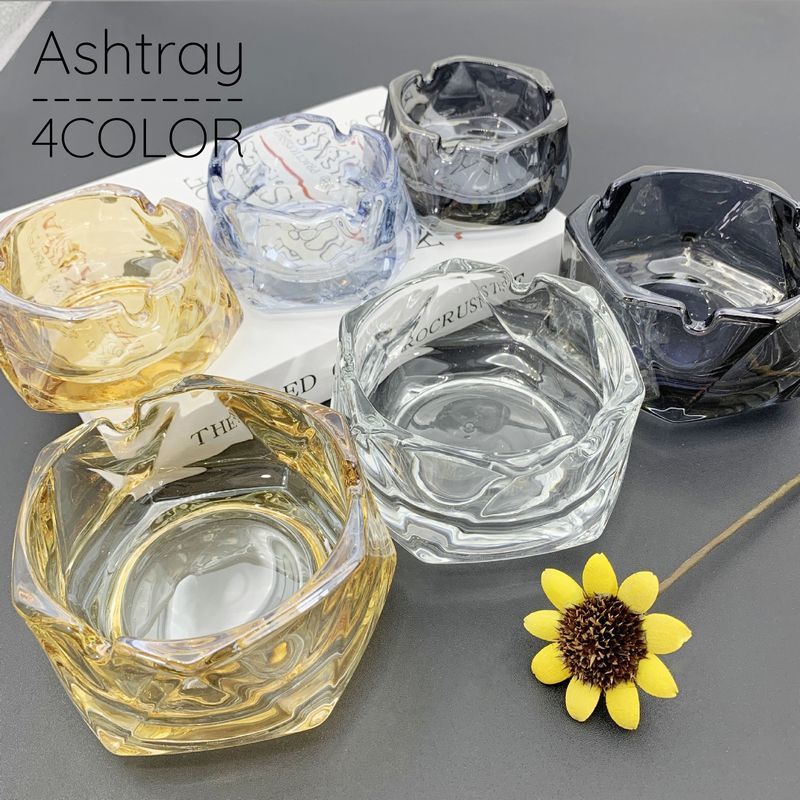 新品未使用 ボヘミア クリスタル 灰皿, 小物入れ ボヘミアガラス クリスタル 500PK 灰皿 小物入れ 未使用品