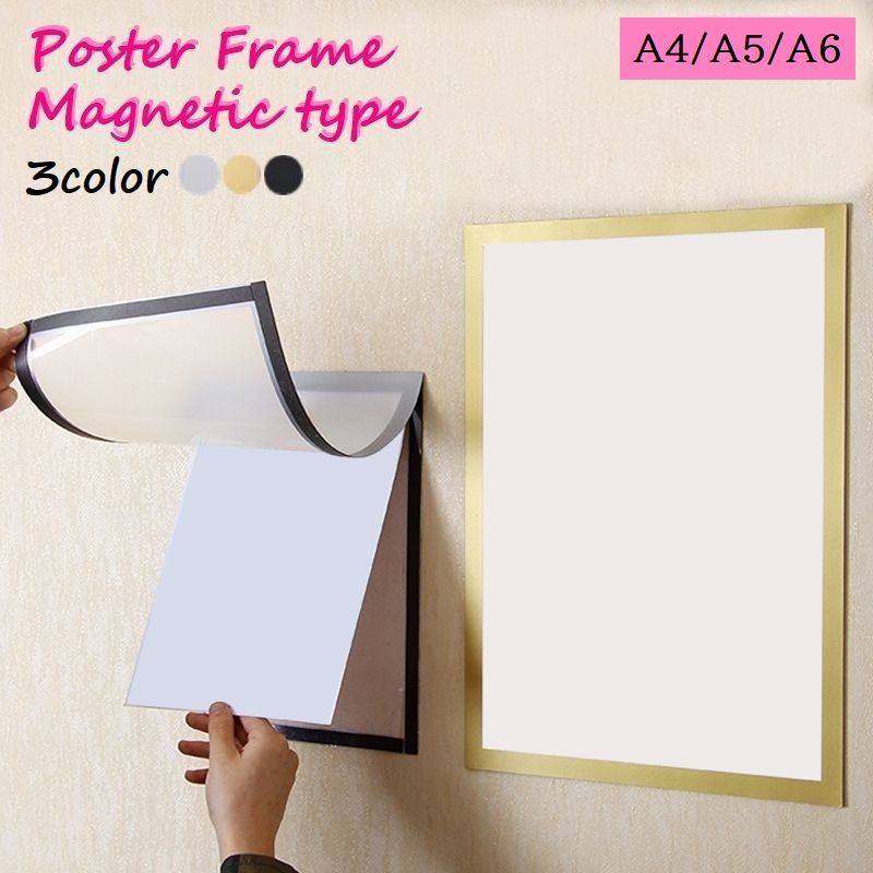 オリジナル銅板アートフレーム 楽天市場】送料無料 ポスターフレーム A4 A5 A6 マグネット式 磁石