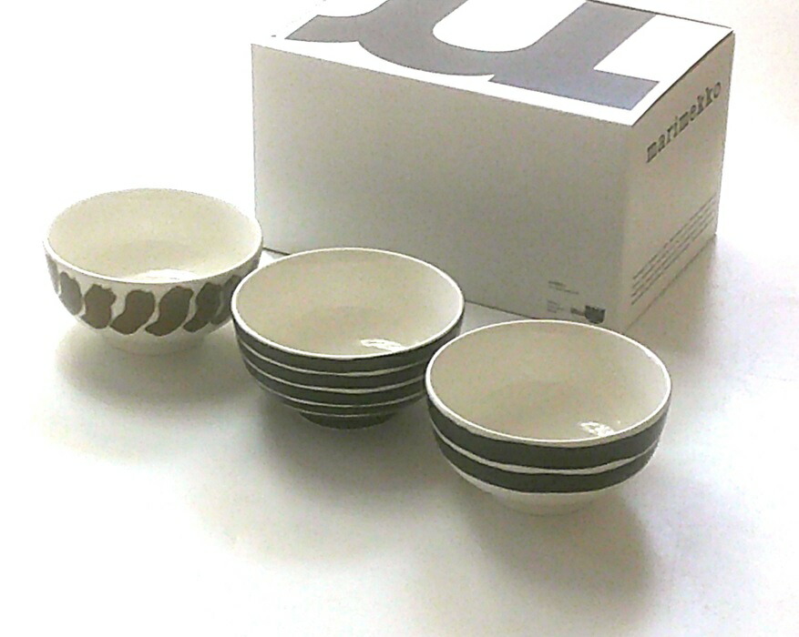 マリメッコmarimekko ヒュライリュHyraily 72294-189 ボウル 3pcs【御結婚御祝・内祝・新築御祝・還暦御祝・御礼・寿・ギフト包装可能】