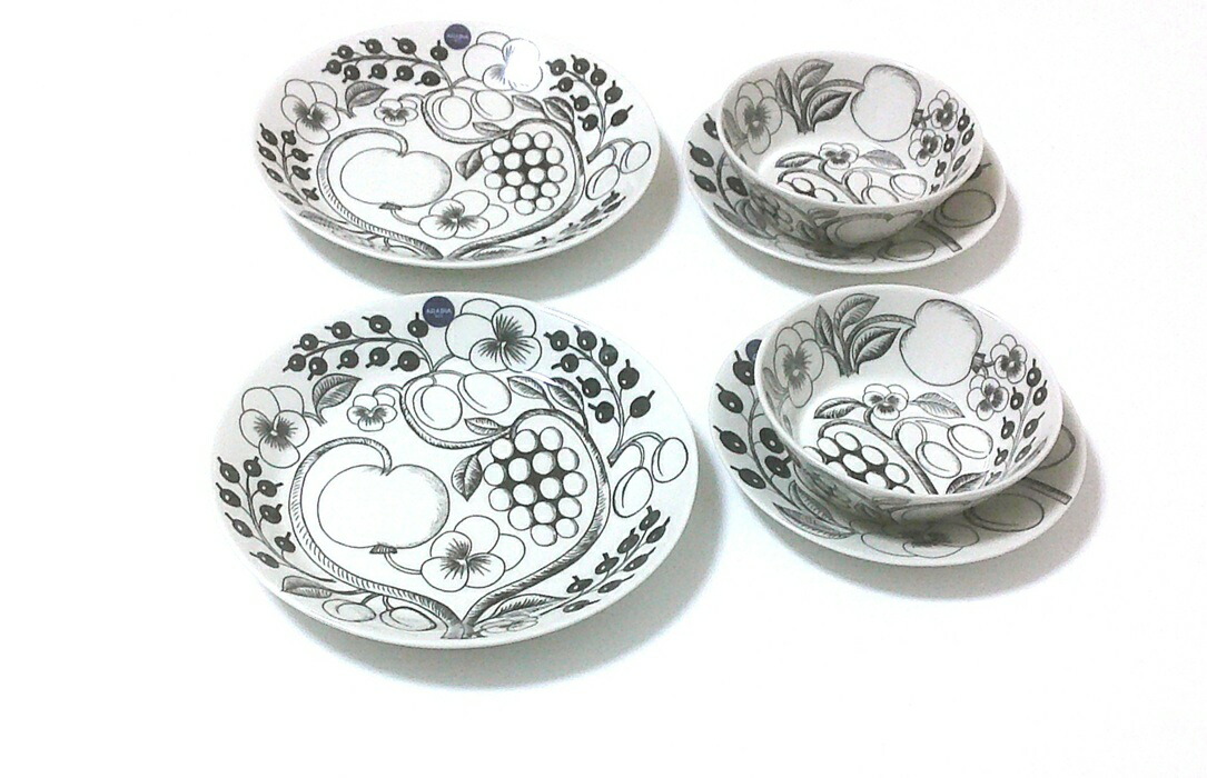 アラビア　パラティッシ　アベック　プレート　4枚セット 楽天市場】アラビアARABIA パラティッシ、アベックブルー ブランド食器