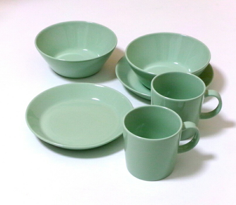 ブランドロゴ入りボックス付属 イッタラiittala ティーマ セージグリーン マグ・ボウル・プレート 6ピースセット  / 北欧食器セット 綺麗 人気 プレゼント ティーマ 【御結婚御祝・内祝・新築御祝・還暦御祝・御礼・寿・ギフト包装可能】