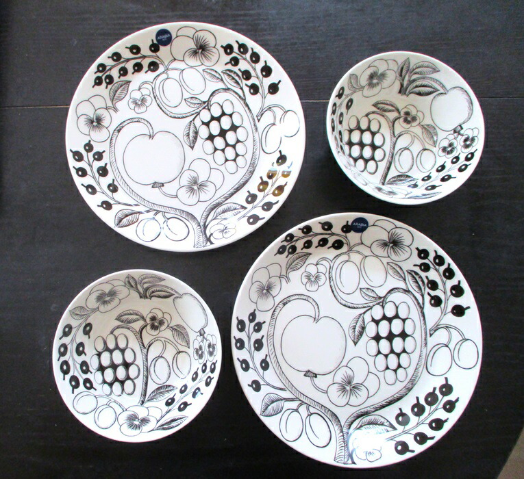 アラビア皿４枚 ブランドロゴ入りボックス付属 アラビアARABIA アラビアシリーズ