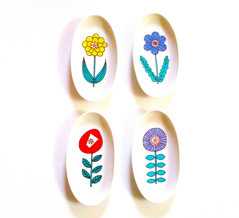 楽天市場】☆【生産終了アイテム】堀畑蘭 色絵桃の木 7寸皿 / 九谷焼