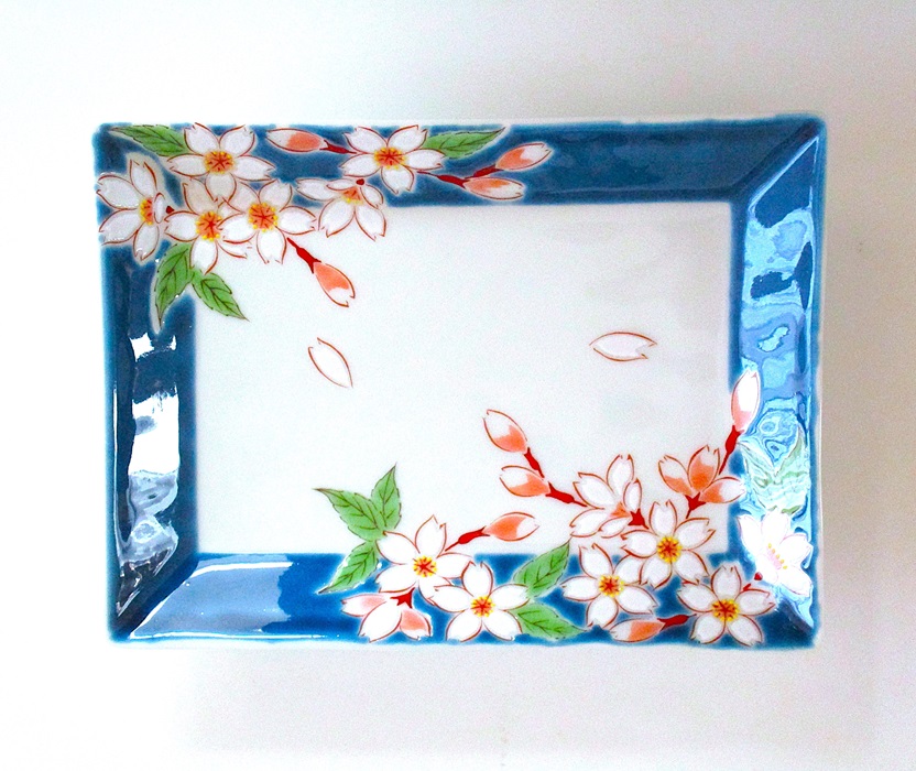 古美術　扇形　皿　九桃献壽図　金蘭手 楽天市場】【生産終了アイテム】堀畑蘭 色絵桃の木 6寸皿 : プロキッチン