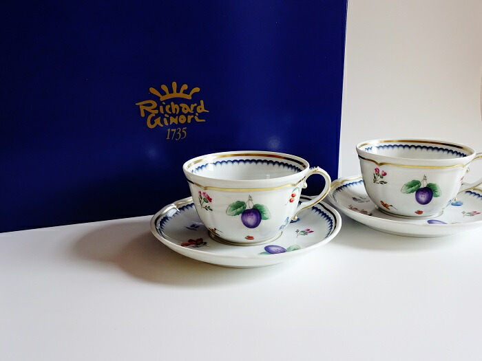 Richard Ginori - 美品 Richard Ginori リチャードジノリ フォーリヴェルディ カップ＆ソーサー コーヒー ティー ST475R1 楽天市場】リチャードジノリ Richard Ginori フィオーリ