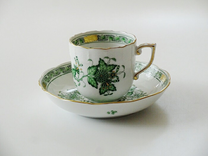 ヘレンド　インドの華FV　コーヒーカップ＆ソーサー ７０７【御結婚御祝・内祝・新築御祝・還暦御祝・御礼・寿・ギフト包装可能】