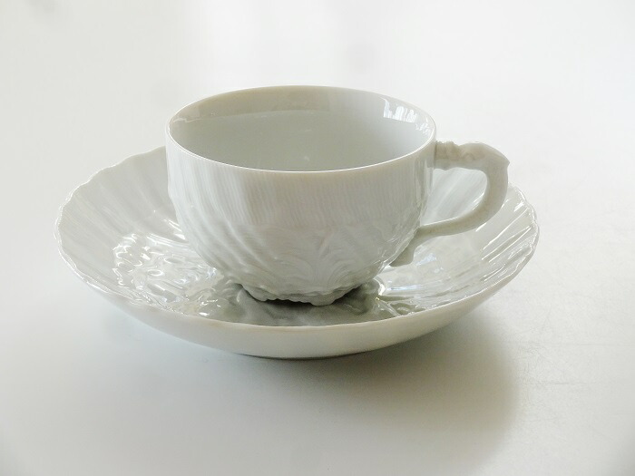 楽天市場】マイセンMEISSEN ホワイトレリーフ ティーカップ