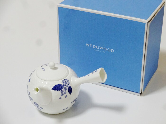 美品】 ストロベリーブルーム インディゴ 湯呑 6点セット ウェッジ