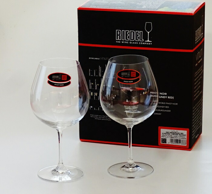 リーデル RIEDEL VINUM(ヴィノム) グラス ピノ・ノワール(ブルゴーニュ) ペア 6416/7【御結婚御祝・内祝・新築御祝・還暦御祝・御礼・寿・ギフト包装可能】