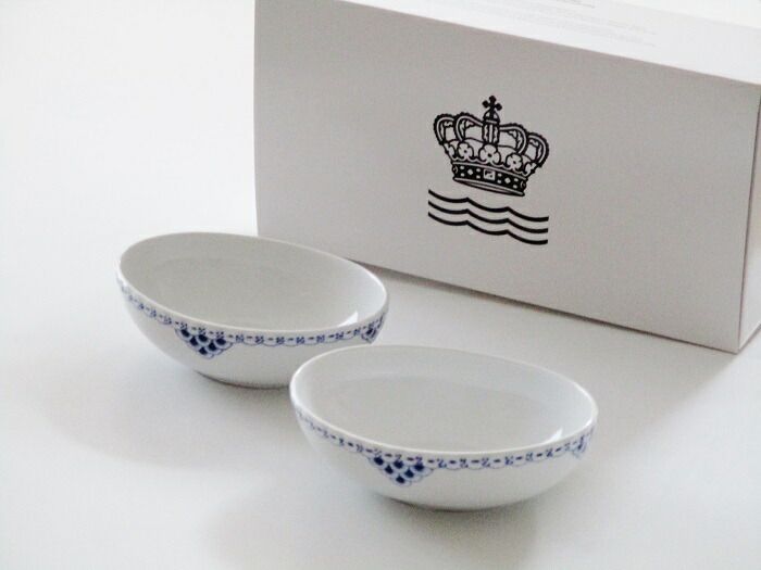 未使用✨ロイヤルコペンハーゲン ブルーパルメッテ オーバルボウル 15cm2枚② Amazon｜【正規輸入品】ロイヤルコペンハーゲン ブルーパルメッテ