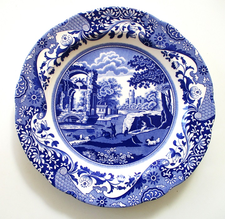 スポード  ブルーイタリアン　19cmプレート  6枚セット Spode 並行輸入品 スポード ブルーイタリアン ティーカップ