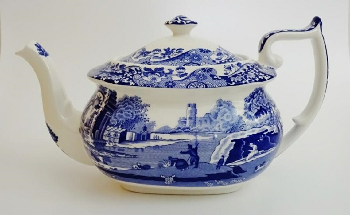 楽天市場】スポード (Spode) ブルーイタリアン ティーポット 1150ml