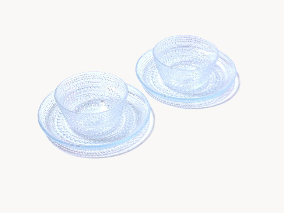  カステヘルミ クリア プレート✖️4枚セット イッタラ｜カステヘルミ｜プレート｜24.8cm｜クリア｜ガラス｜iittala
