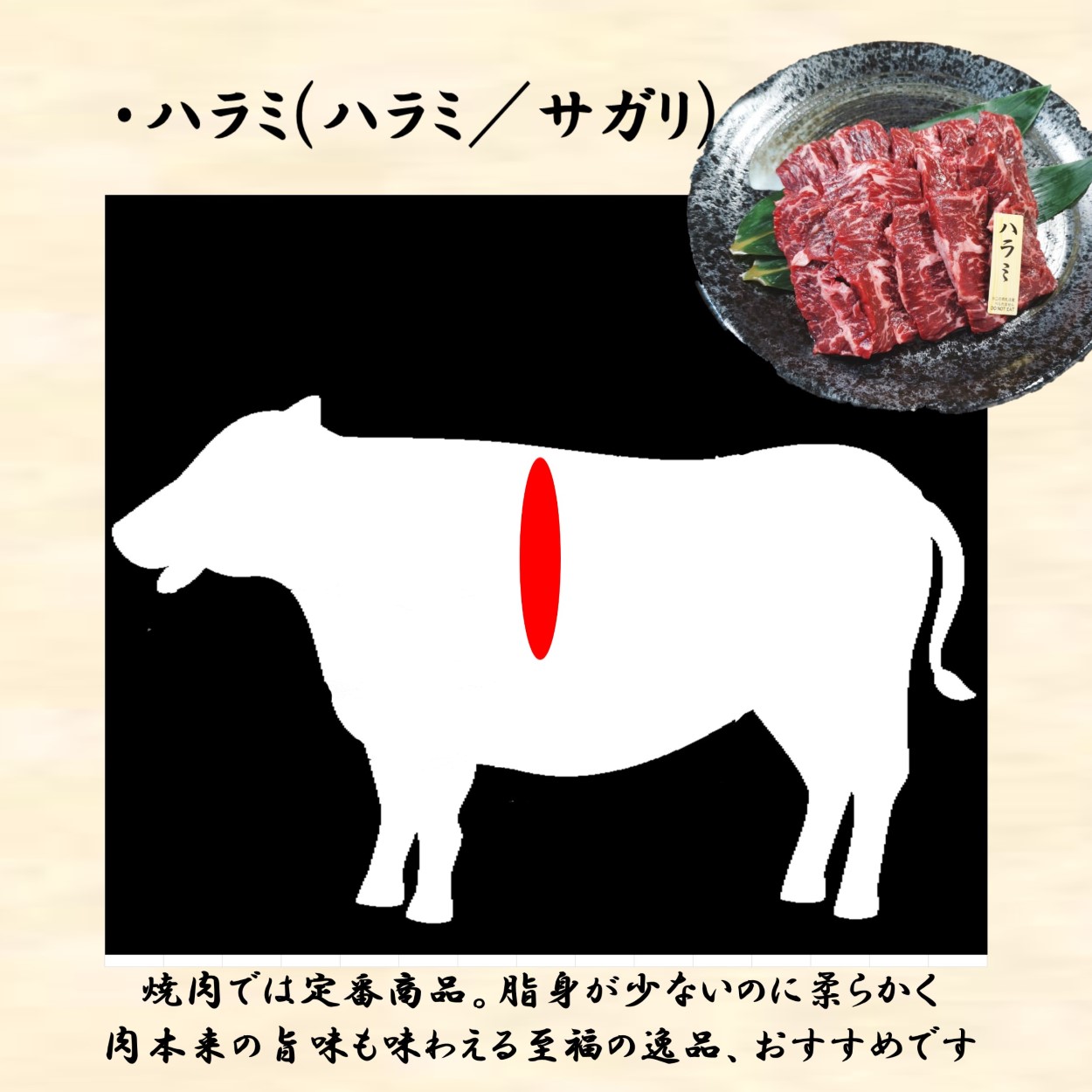 市場 国産牛 特選上ハラミ お肉 焼肉 焼き肉 高級肉 ハラミ 1200g