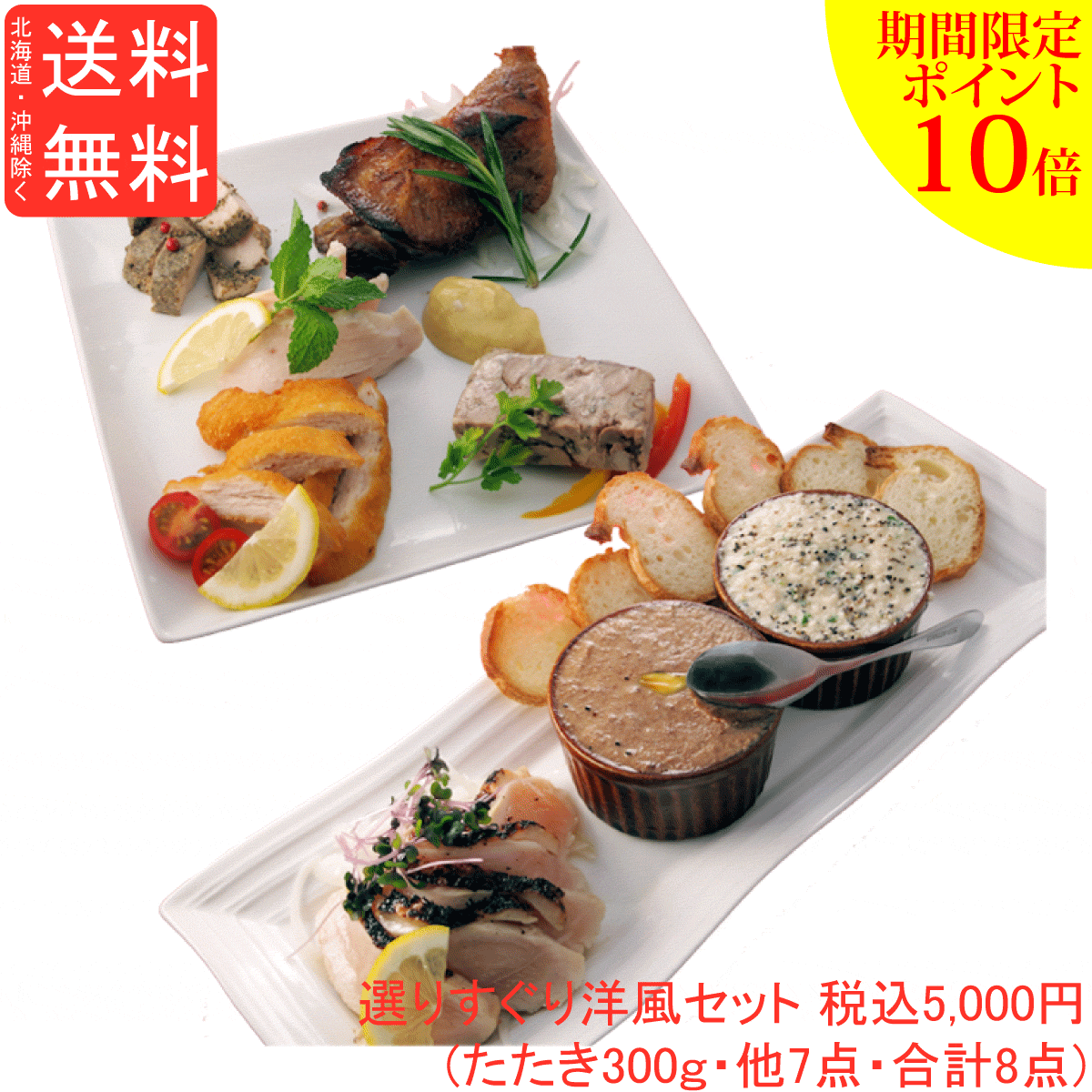 【ポイント10倍】【送料無料※北海道、沖縄を除く】選りすぐり鳥忠セット　洋風