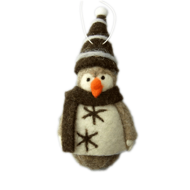 クリスマスオーナメント ペンギン 温かい かわいい ウール おしゃれ 羊毛 クリスマスツリー