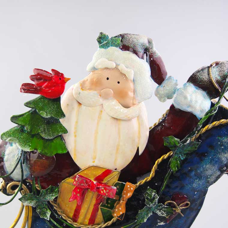 市場 アンティークブリキクリスマスソリサンタ 飾り クリスマス 卓上 テーブル ブリキ 装飾 北欧 かわいい レトロ おしゃれ