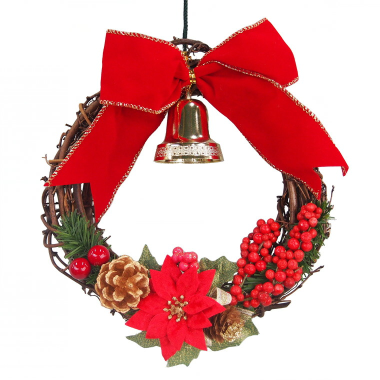 クリスマスリースcmレッド 玄関 部屋 北欧 ナチュラル 手作り オーナメント 上品 送料無料 一部地域を除く 高級 豪華 おしゃれ 飾り 装飾 かわいい ドア クリスマスリース 在庫処分 インテリア ギフト 特価 国内生産 ハンガー 天然素材 壁掛け プレゼント 造花