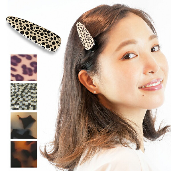 accra ☆アッカダルメシアン柄ヘアクリップ美品 極美品 アッカ
