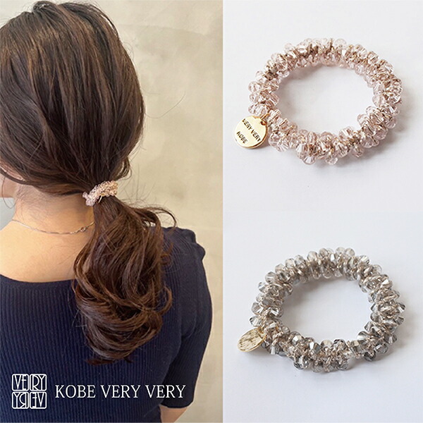 確認特価ヘアゴム600キラキラ大粒ラインストーン大きめ猫顔キャラ